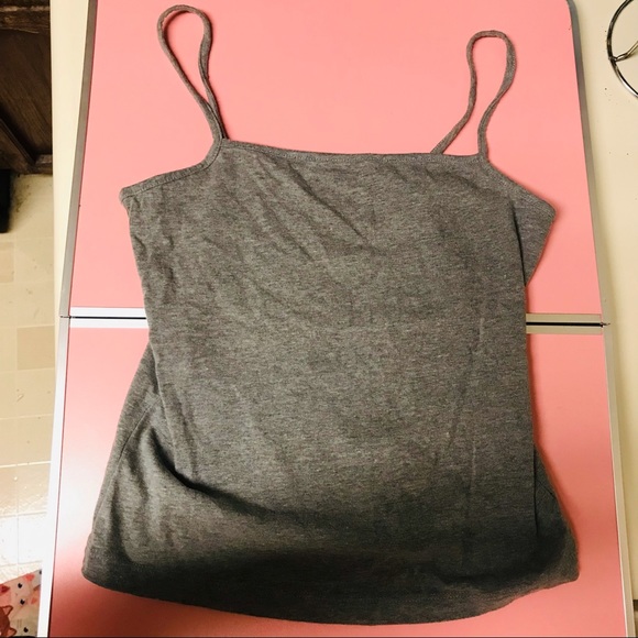 4/$10!! Grey crop tank top - Picture 1 of 4